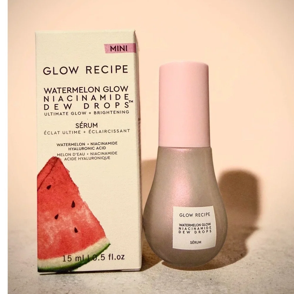 Glow Recipe - Watermelon Glow Niacinamide Dew Drops -Mini‎ Serum 15ml *NIB*